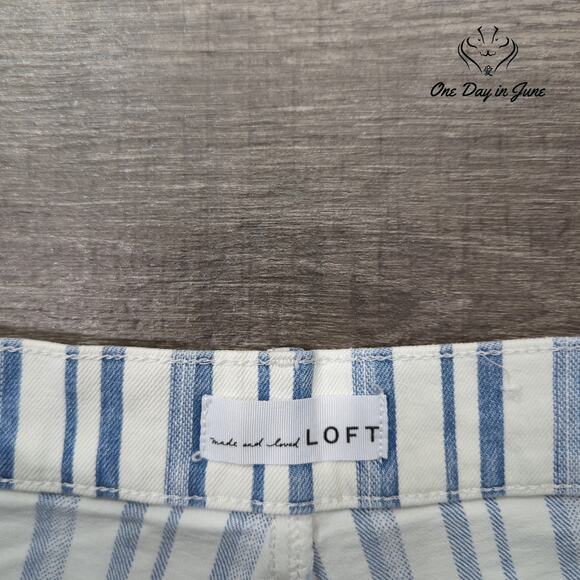 Loft Denim Shorts Size 0 - Picture 2 of 7